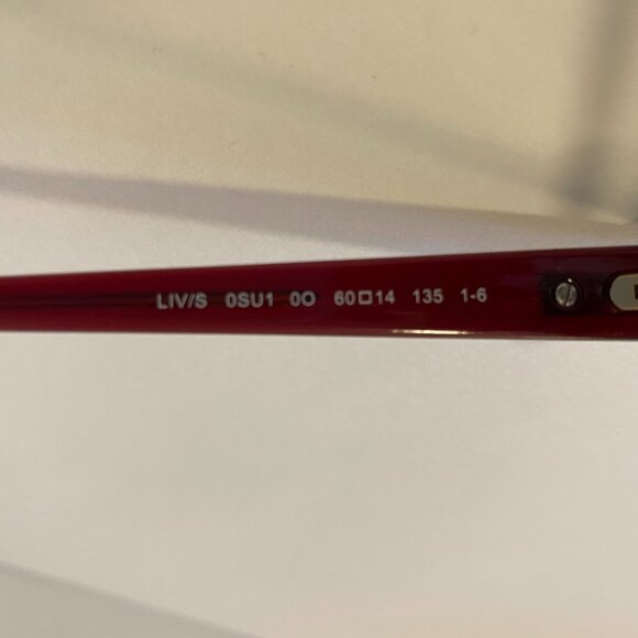 Banana Republic Sunglasses Women Purple Frames Gradient Lens Mid2000s WITH FLAWS - Picture 9 of 12